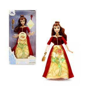 Disney Belle hercegnő baba világító ruhában