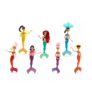 Disney A Kis Hableány Ariel És Testvérei Sellő Baba Játékszett