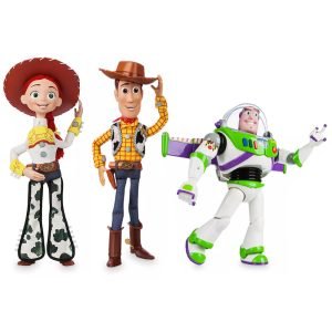 Toy Story beszélő Woody, Buzz, Jessie figura készlet