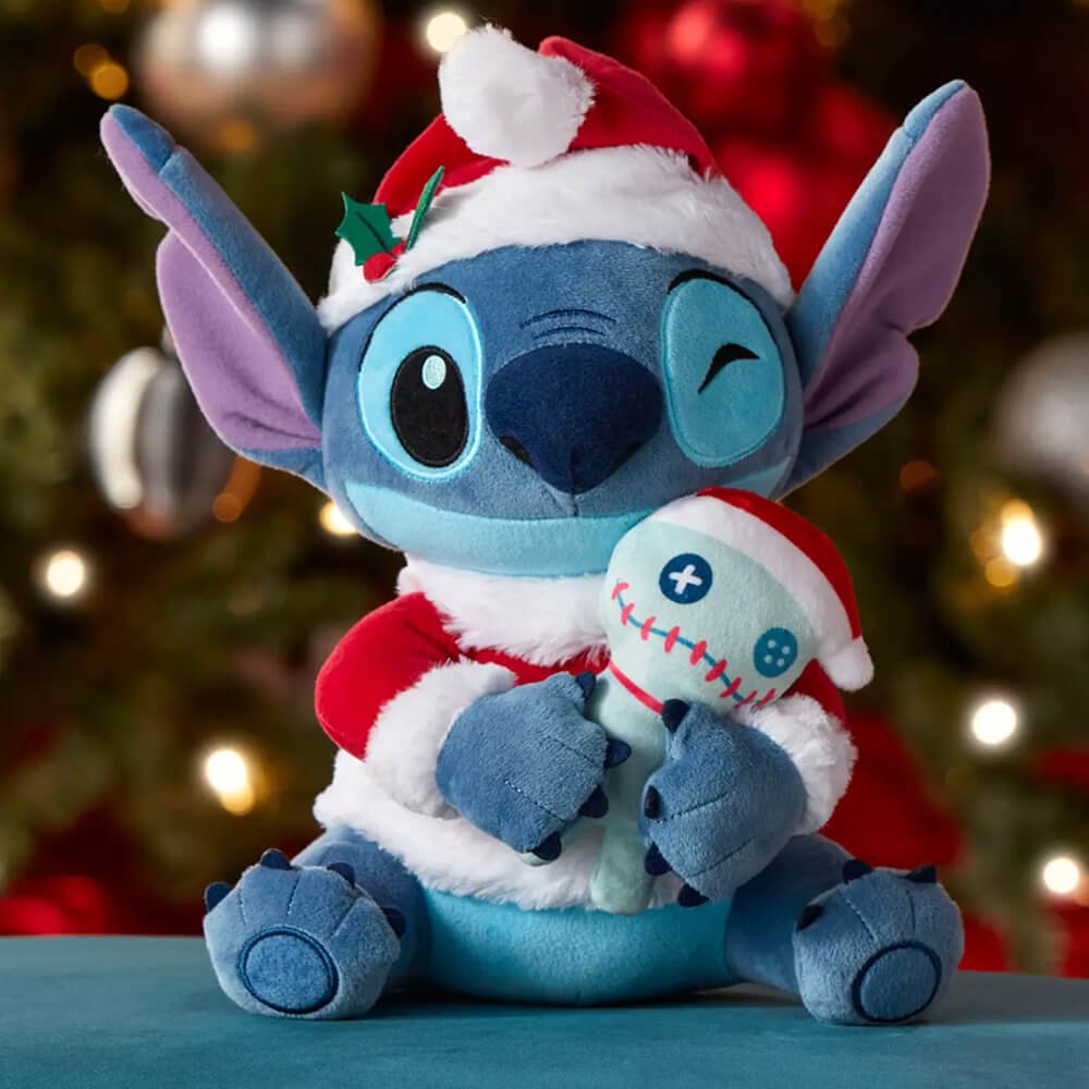 Disney karácsonyi Stitch plüss