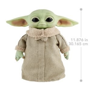 Star Wars The Mandalorian Baby Yoda plüss interaktív játékfigura