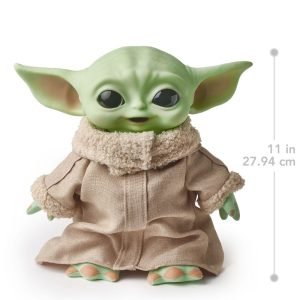 Star Wars The Mandalorian Baby Yoda interaktív plüss figura válltáskával